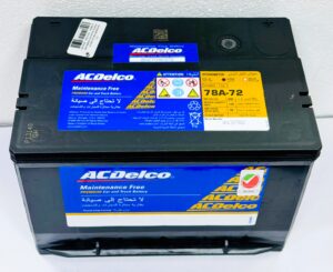AC DELCO BATTERY - 78A-72 CAR BATTERY